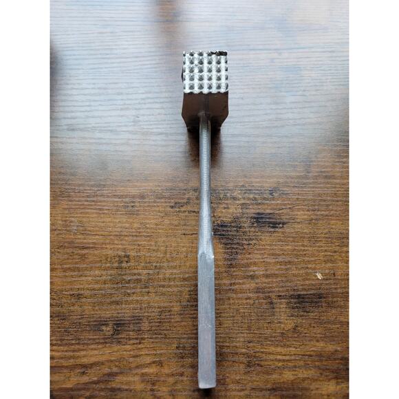 Vintage Elpo no. 670 Aluminum 8-1/2" Meat Tenderizer -Fine/Coarse Pounder Japan - Picture 5 of 10